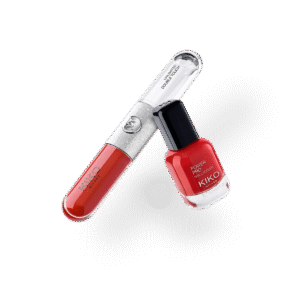 Conjunto Presente Lábios e Mãos Exclusivo Vermelho